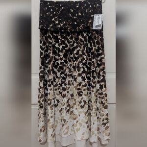 LuLaRoe Women's Maxi Skirt in Leopard Print